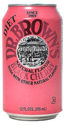 Diet Dr Brown Cherry Soda