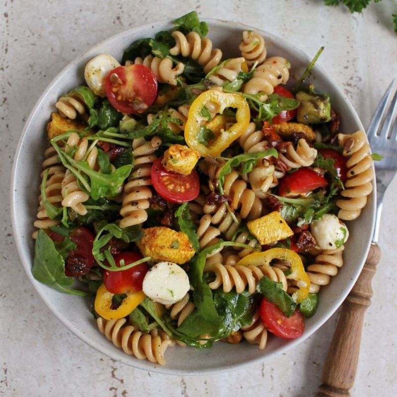 Tri color pasta