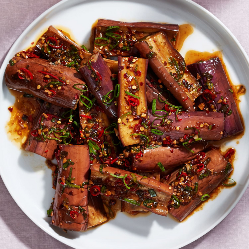 Spicy eggplant